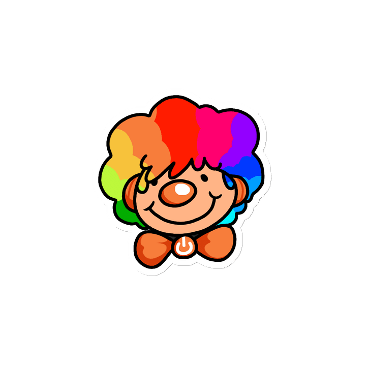 Power Clown Die-Cut Magnet product image (2)