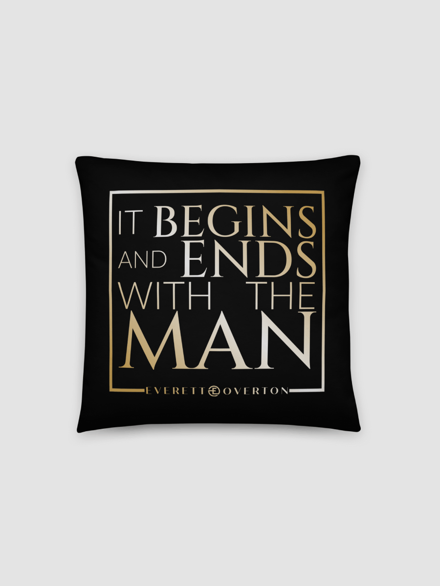 EO Logo Black Pillow product image (1)
