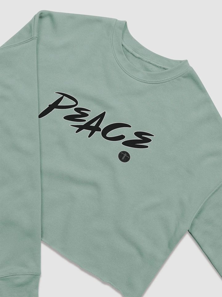 Peace - Keep It Simple - Bella+Canvas Women's Fleece Crop Sweatshirt product image (1)