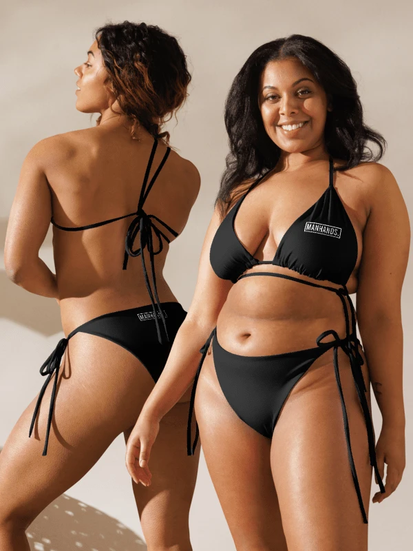 Two-Piece String Bikini by MANHANDS. (Black) product image (15)