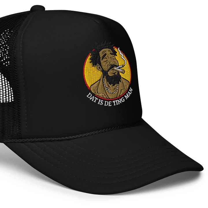 Dat Is De Ting Man Gold Color Design Trucker Hat product image (2)