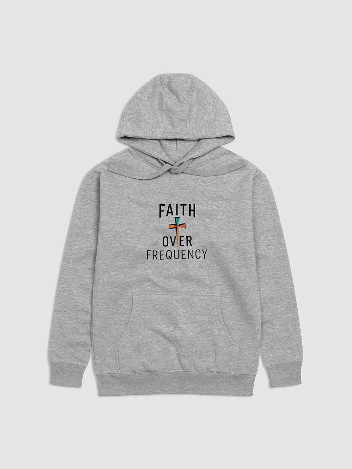 Grey Sweatshirt - Faith Over Frequency product image (1)