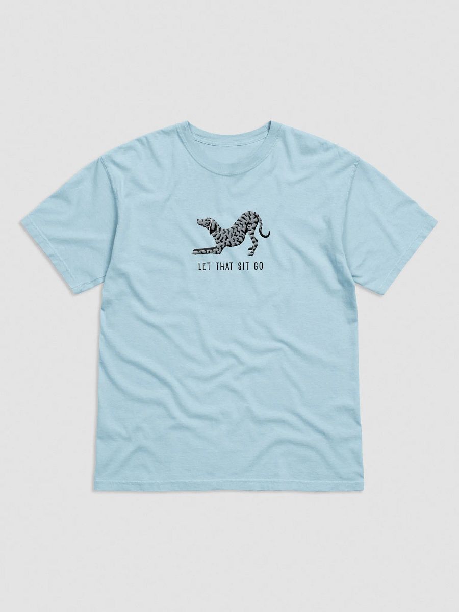 Let That Sit Go T-Shirt(Embroidered) of a Plott Hound(Blue Brindle) product image (41)