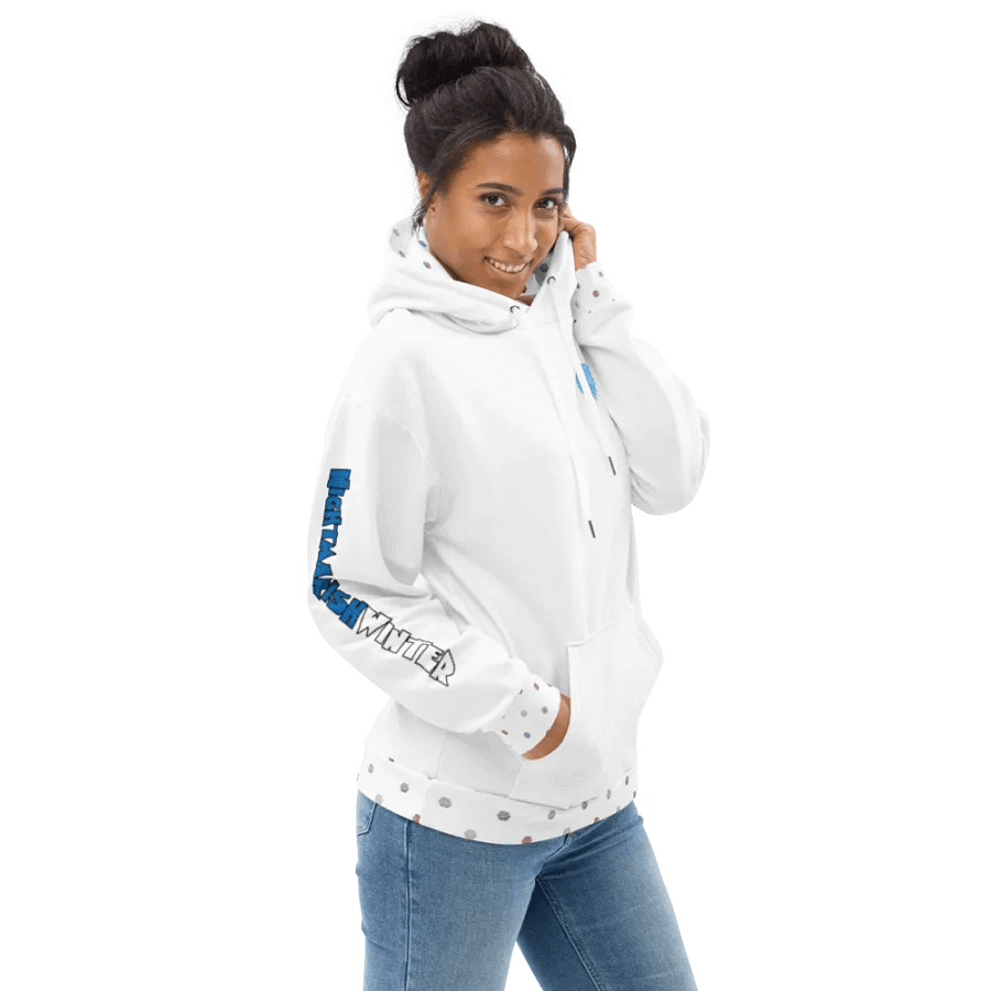 White Winter is Here Hoodie - back product image (11)