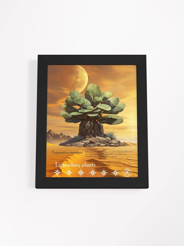 Flora of the Cosmos: Botanical Posters of Alien Arid Plants, Enigmatica virescens product image (2)