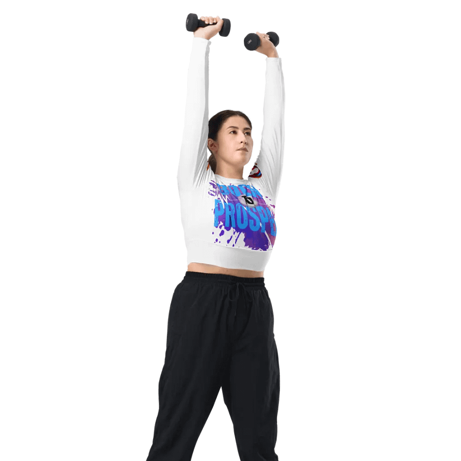 Born to Prosper Long Sleeve Crop Top product image (4)