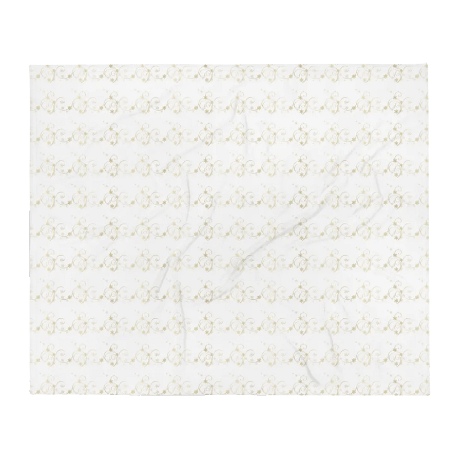 Golden Snowflakes Blanket product image (1)
