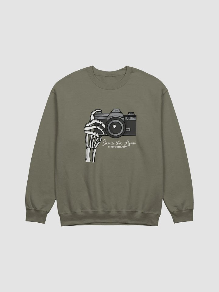 Samantha Lynn Photography - Crewneck - Skeleton Hand - White Text product image (17)