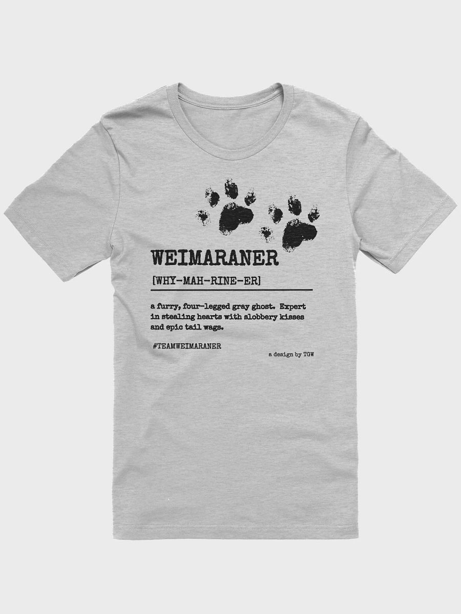 Definition of Weimaraner - Bella+Canvas Supersoft T-shirt product image (3)