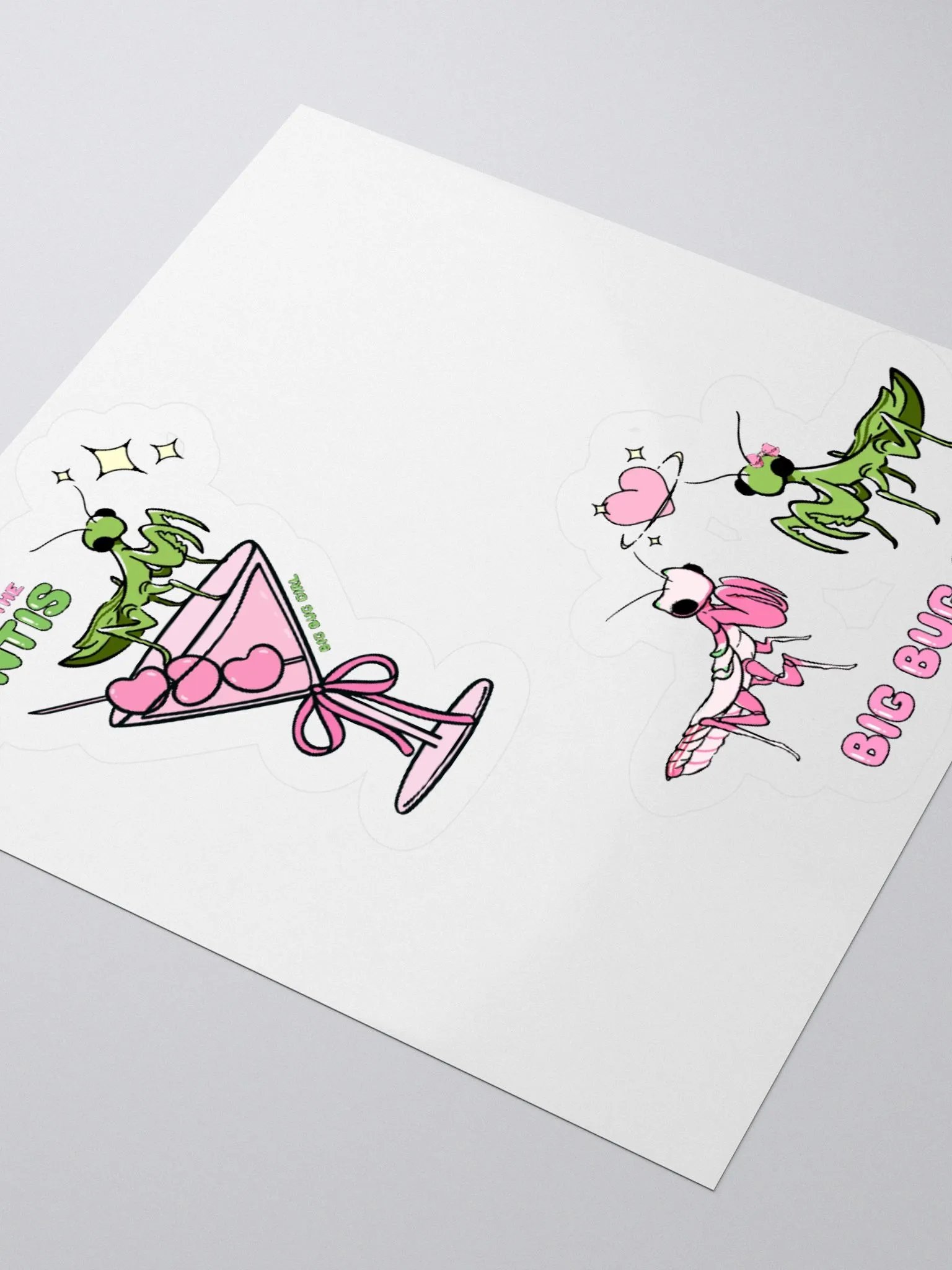 Martini the Mantis Kiss Cut Stickers product image (8)