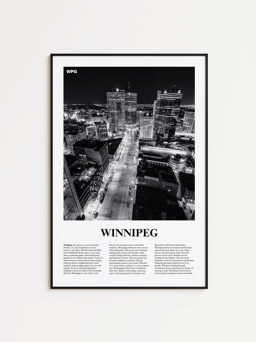 Winnipeg 02 Newspaper Poster product image (1)