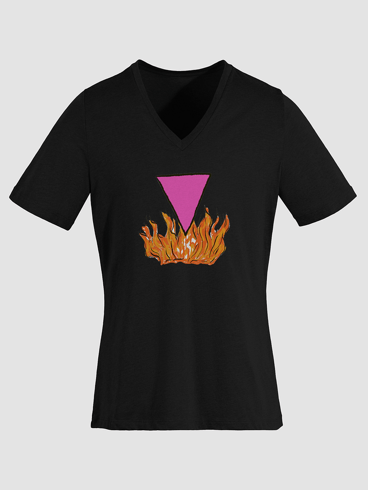 Burn It All Down Relaxed V-Neck Tee product image (2)