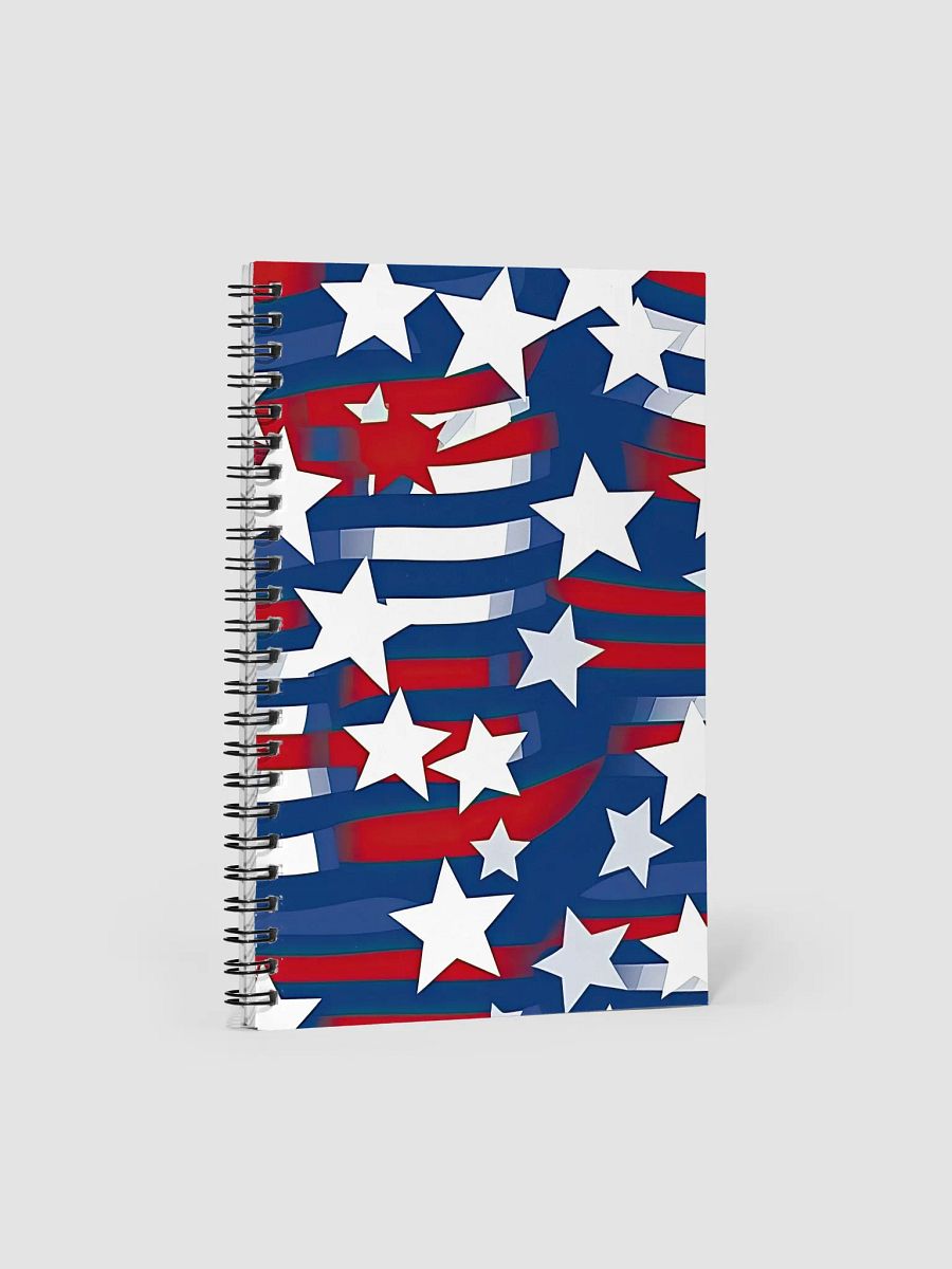 Patriotic Waves Spiral Journal product image (1)