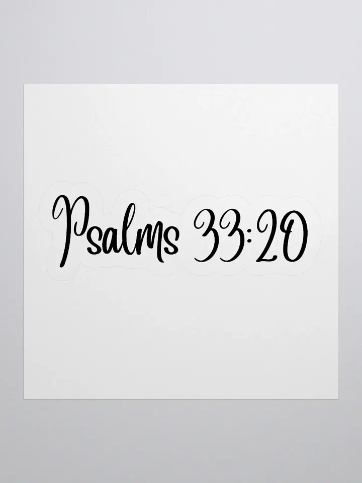 Psalms 33:20 product image (2)