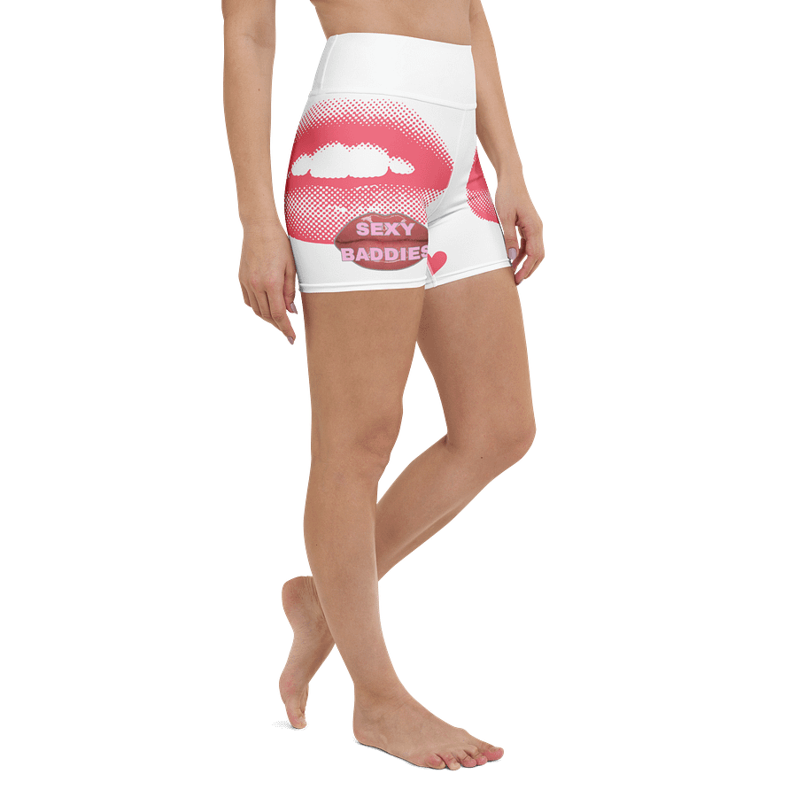 Glossy SexyBaddies Lips All-Over Yoga Shorts Women product image (6)