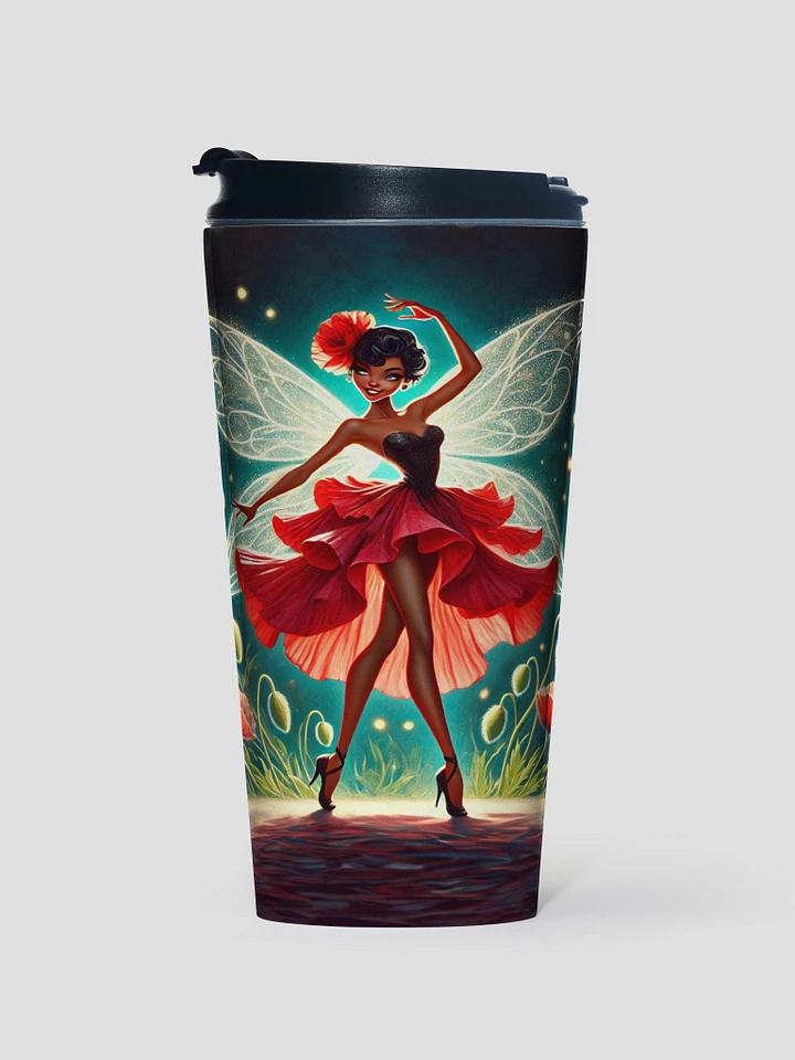 Beautiful Poppy Fairy Stainless Steel Travel Mug product image (1)