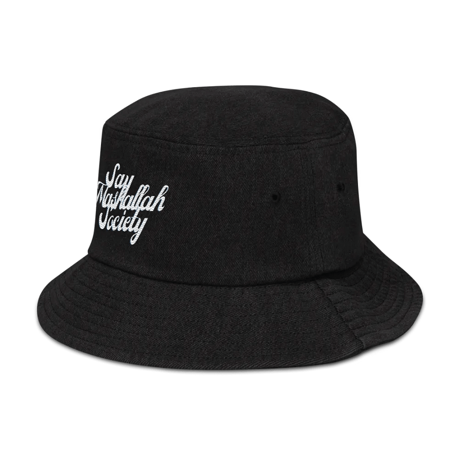 Say Mashallah Society Arab Bucket Hat Denim product image (5)