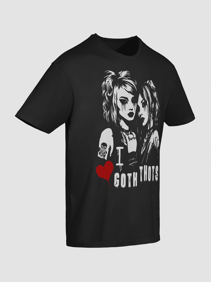 "i love goth thots" gothic tee (03) product image (10)