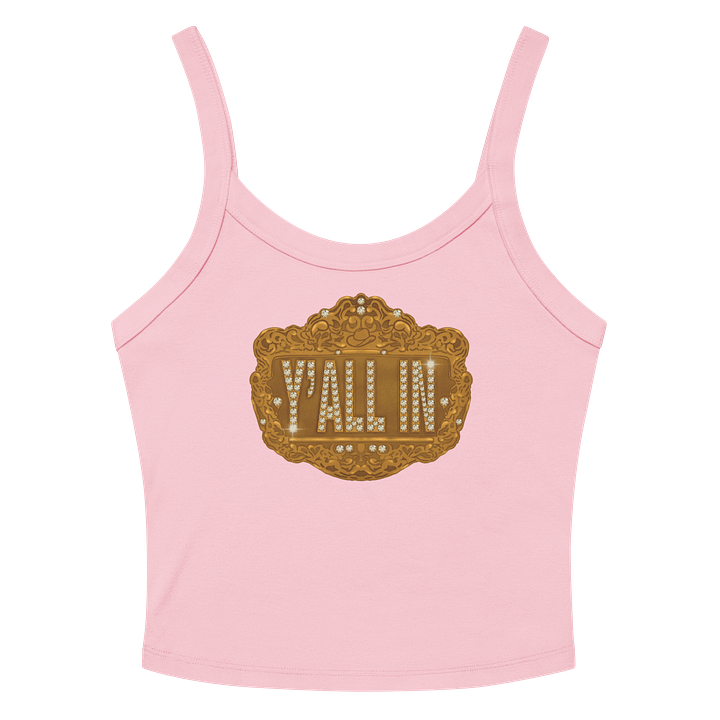 Limited Edition: Y'All In For A Baddie Stampede Micro Rib Crop Top product image (10)