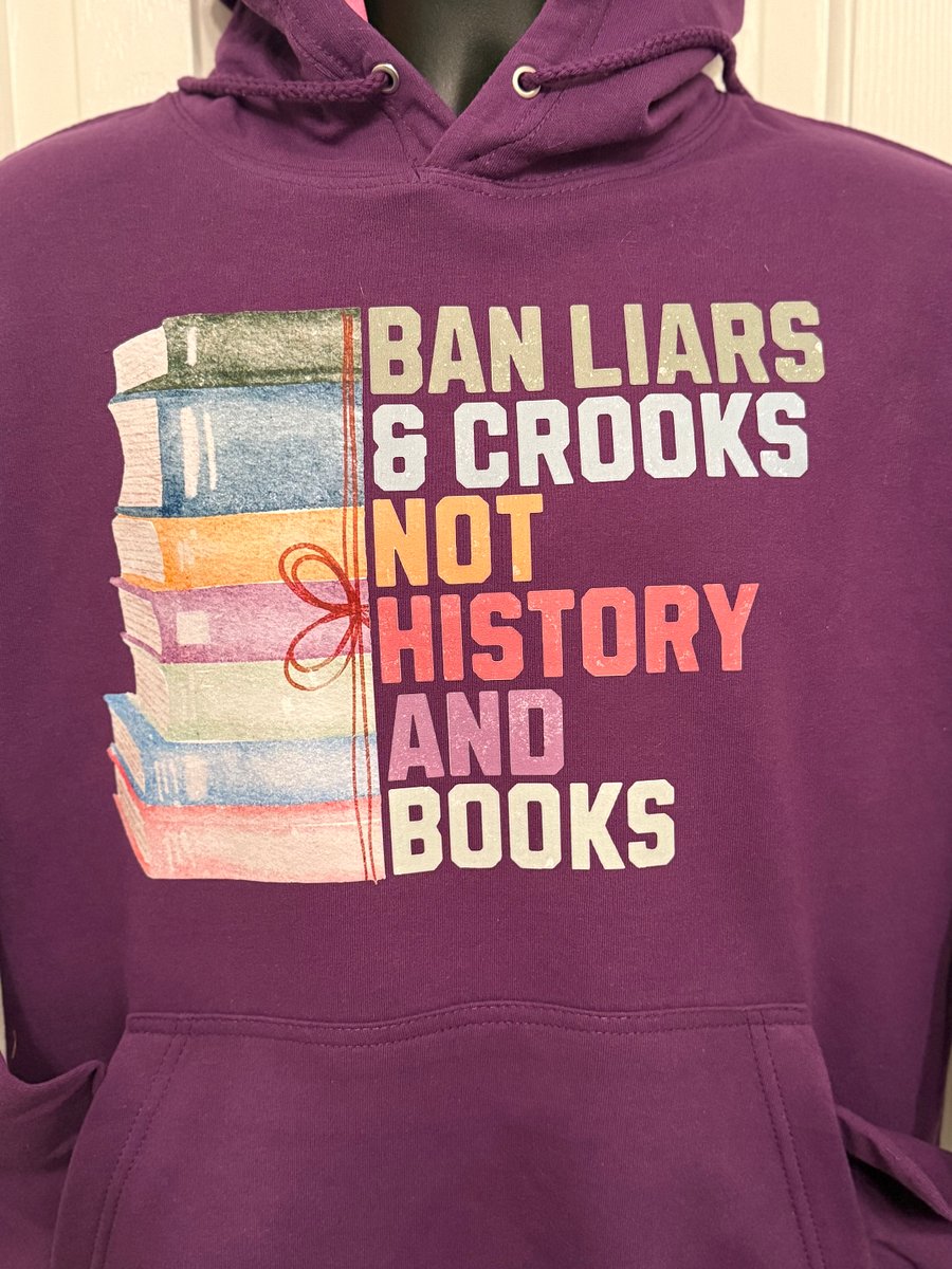 Ban Liars & Crooks Not History And Books Hoodie with Satin in Hood product image (3)