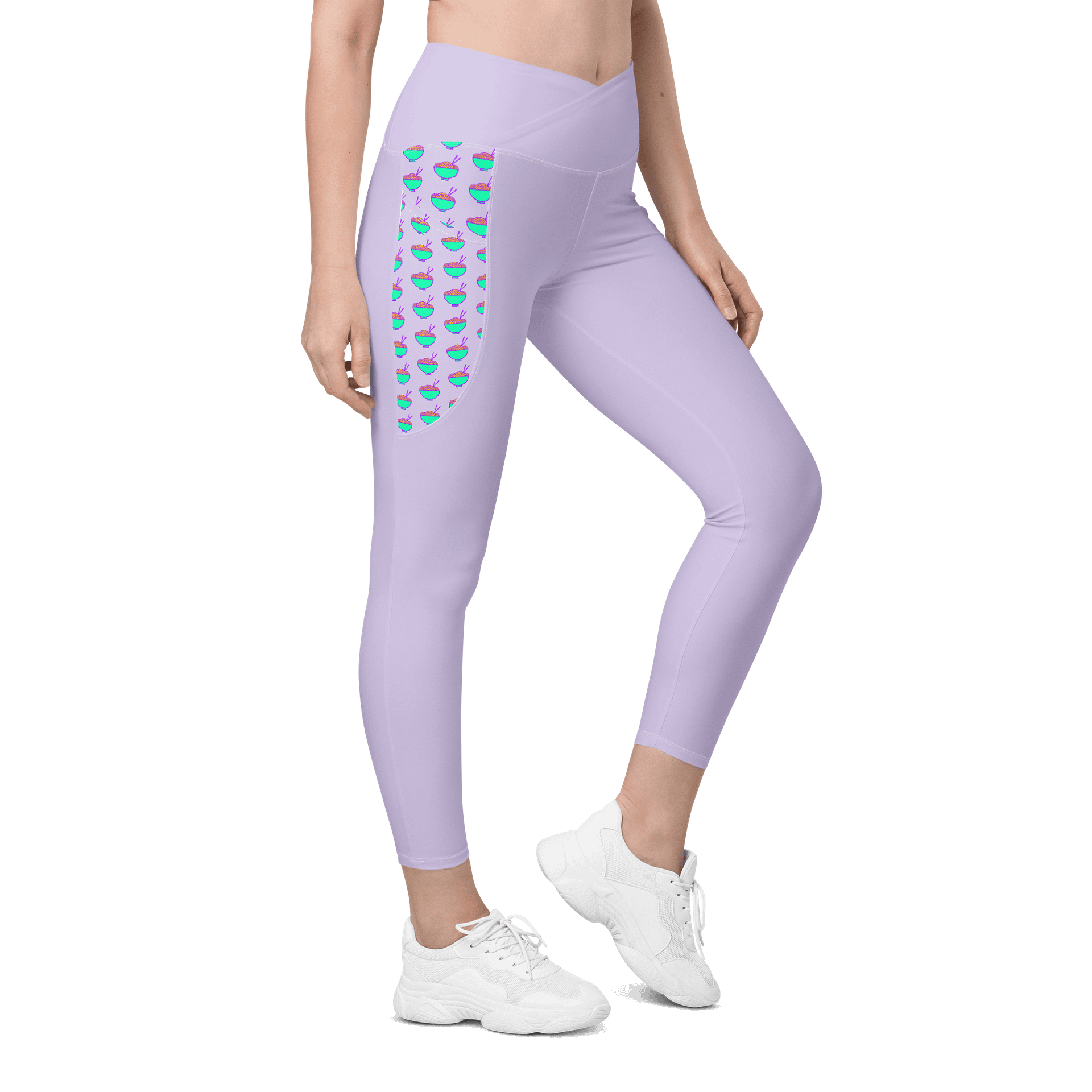 Noodle Crew Leggings! w/ Pockets! (Purple) product image (4)