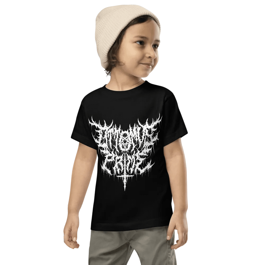 Toddler T-Shirt - Metal Logo (White) product image (9)