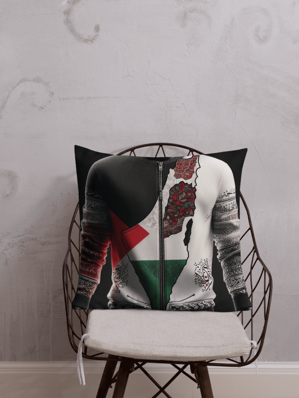 Symbolic Splendor Decorative Pillow |AI Design Free palestina product image (1)