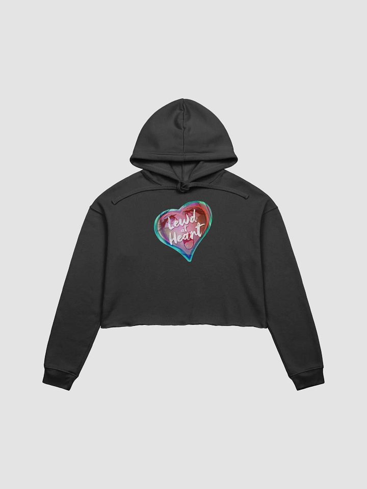 Lewd at Heart Crop Hoodie product image (1)