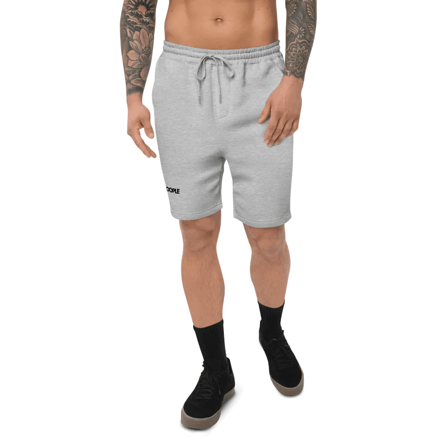 Doople Grey Embroidered Shorts product image (4)