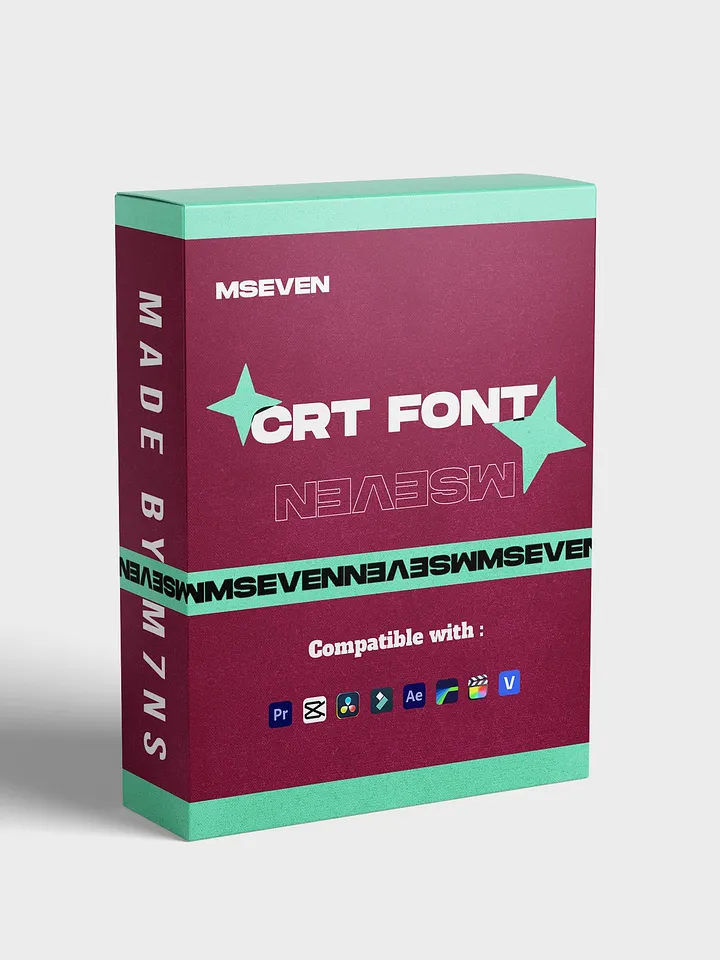 CRT FONT product image (1)
