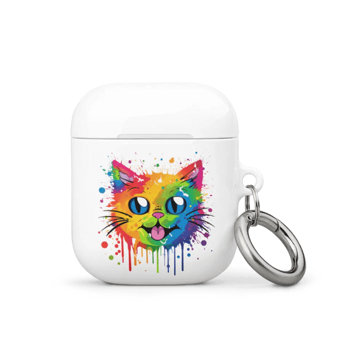 Splat Cat AirPods Gen1 and Gen2 Case product image (1)