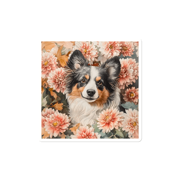 Chrysanthemum Die-Cut Magnets product image (2)