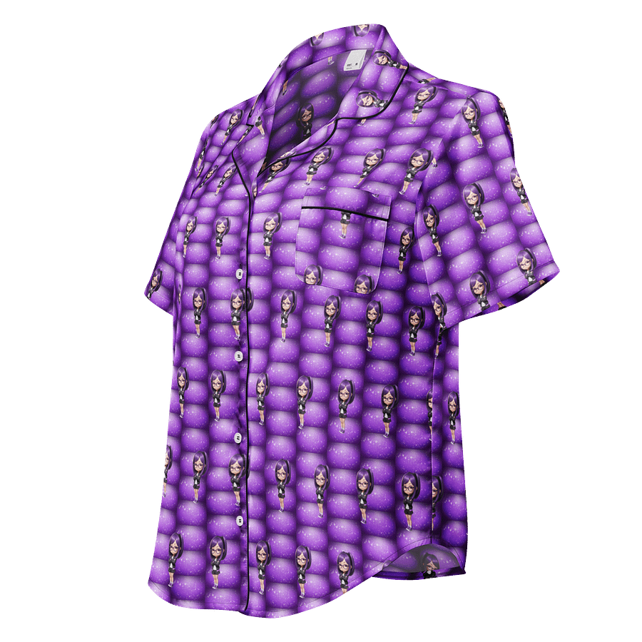 (Purple CHIBI) K Women's Short Sleeve Pajama Top product image (1)