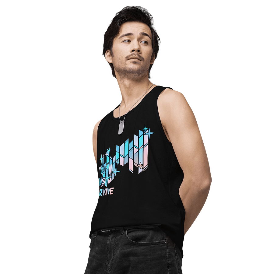 "YOU MUST SURVIVE" STAINED GLASS tanktop product image (6)