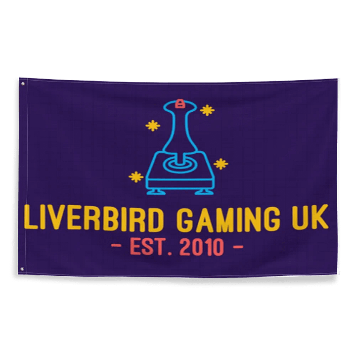 Liverbird Emblem All-Over Flag product image (2)
