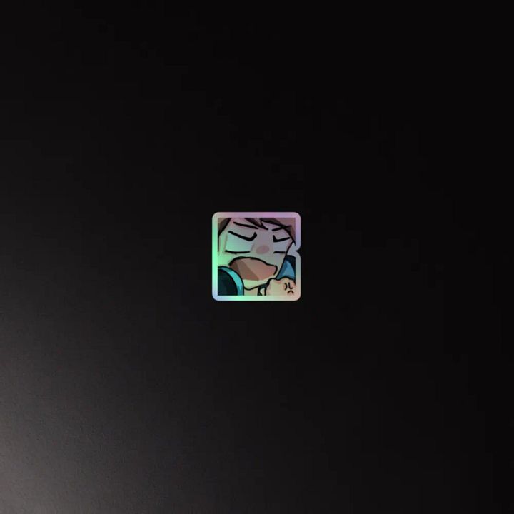 Chaabbz Mad Holographic Emote Sticker product image (4)