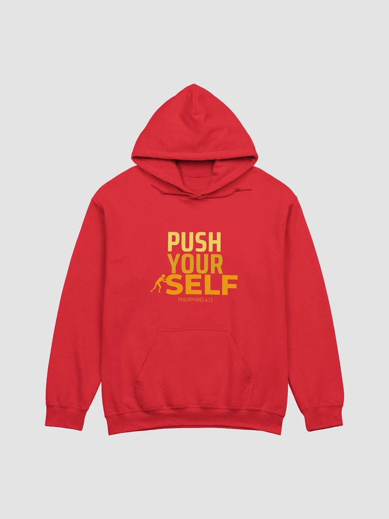Gildan Classic Push Yourself Hoodie_Red_SC_Ctr