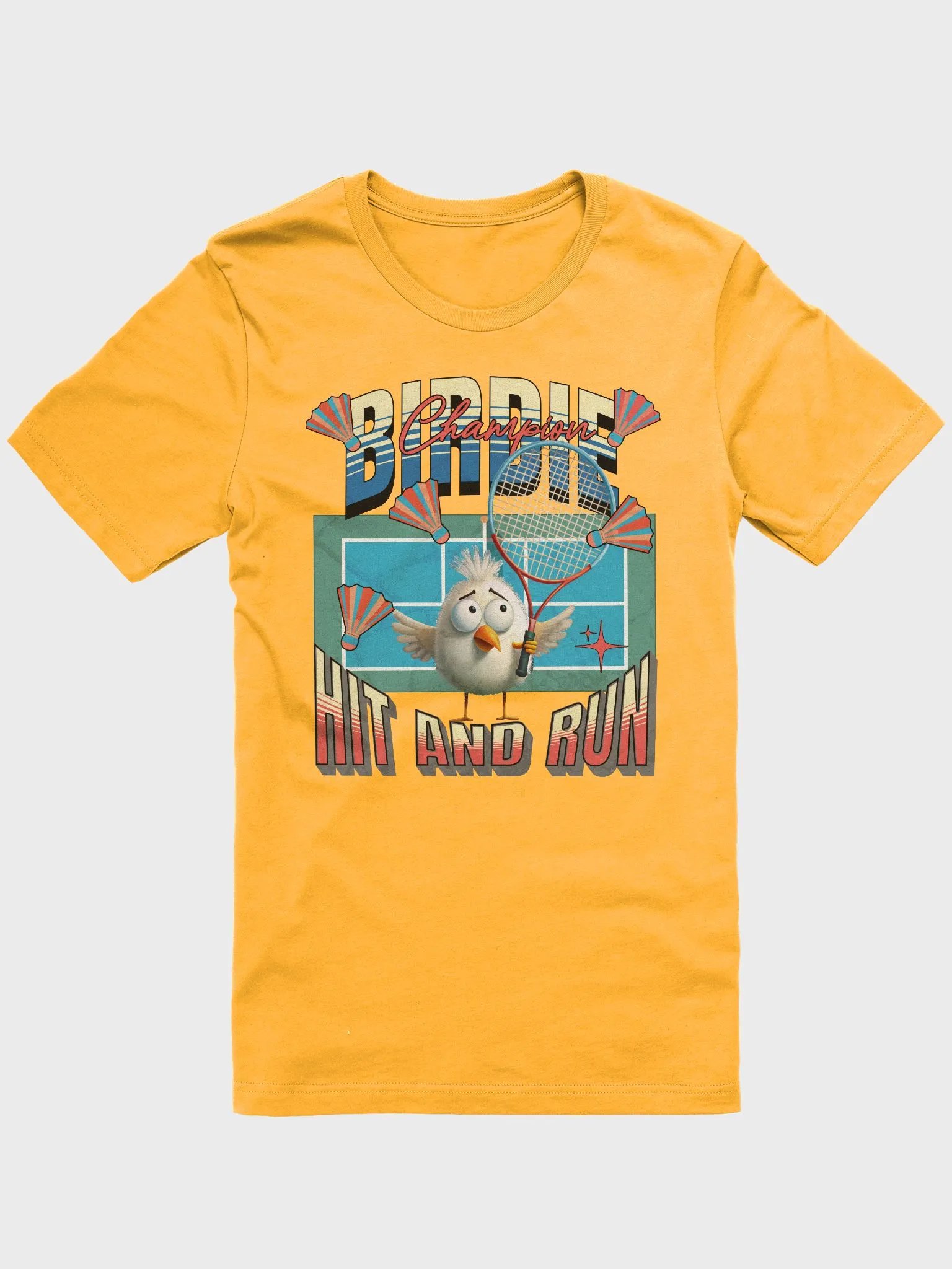 Birdie Champion Hit and Run Badminton T-shirt product image (1)
