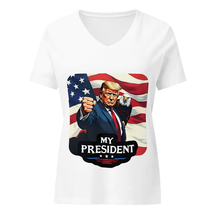 Women's T-Shirt: Trump, My President, with Eagle product image (21)