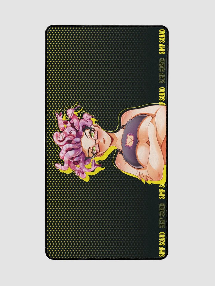 Simp Squad Yellow Desk Mat - 15.5 x 31.5 product image (2)