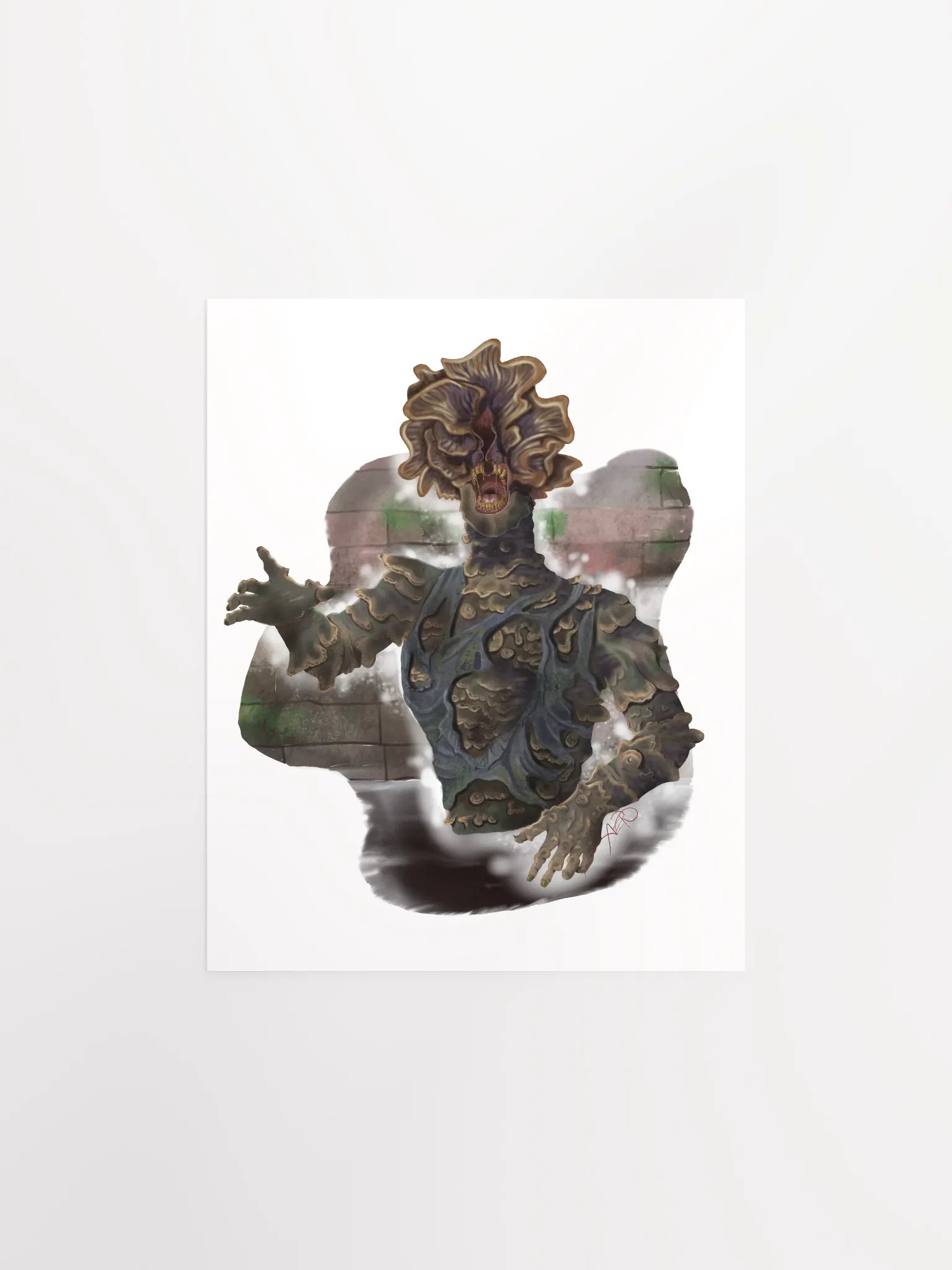 Cordyceps on White Print product image (1)