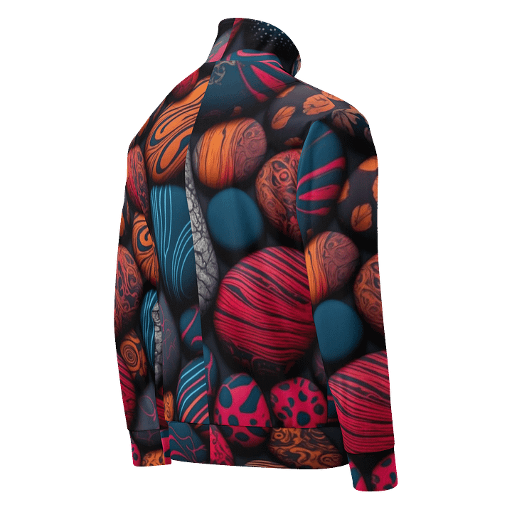 Abstract Patterned Sphere Art Style Unisex Track Jacket product image (2)