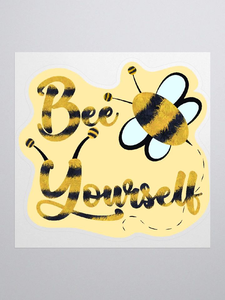 Bee Yourself Custom Sticker product image (1)
