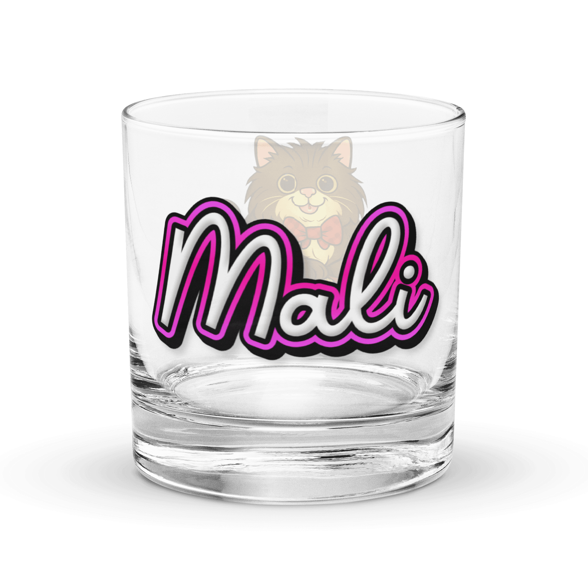 Mali the Axe Cat Rocks Glass product image (2)