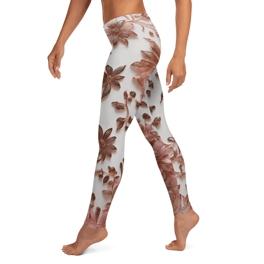 Pink Floral Leggings product image (4)