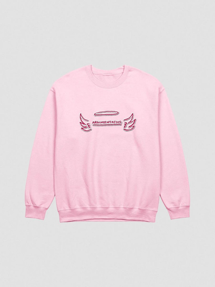 ANGELIC (lg. pink bubble design) embroidered crewneck product image (13)