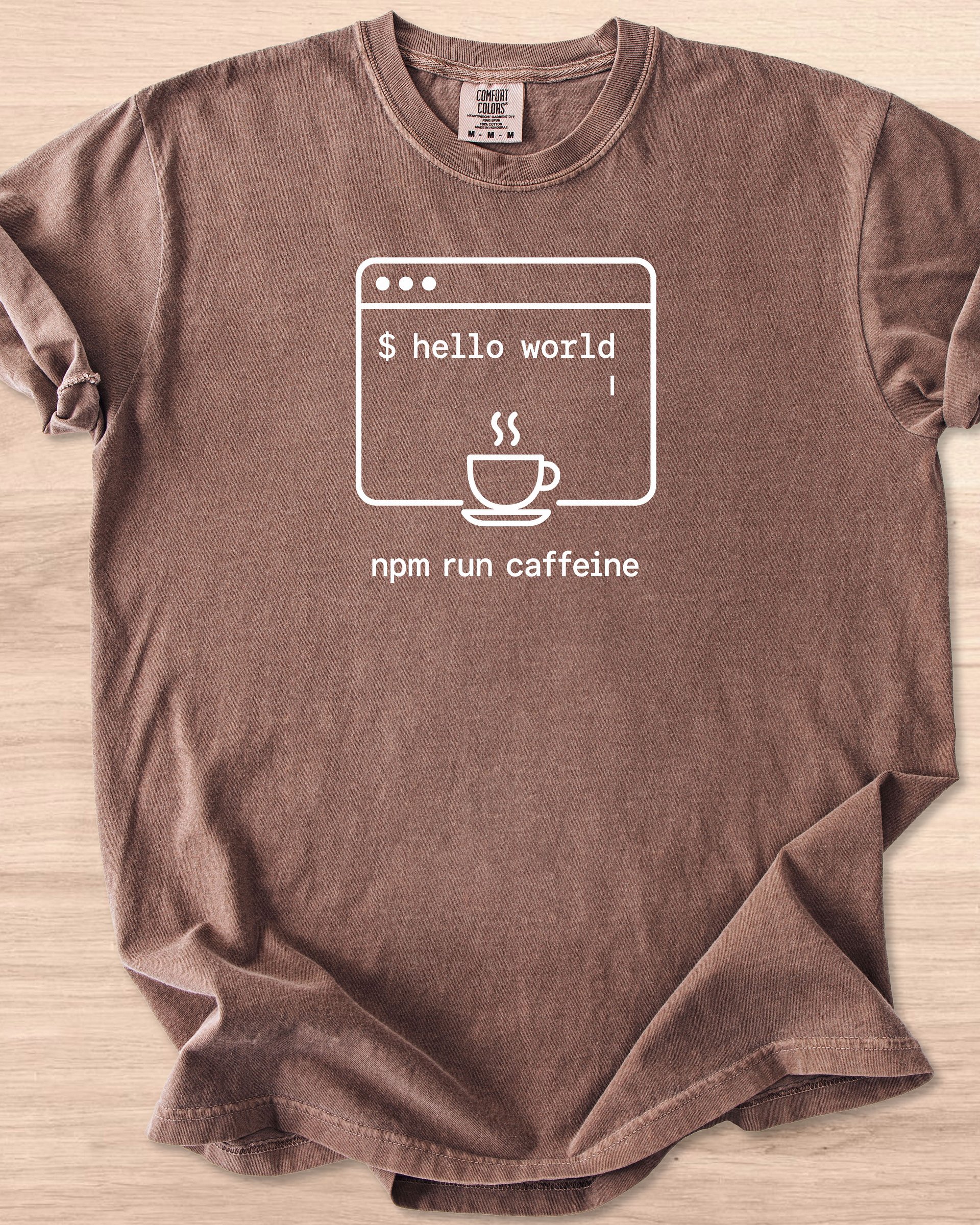 npm run caffeine Tee product image (28)