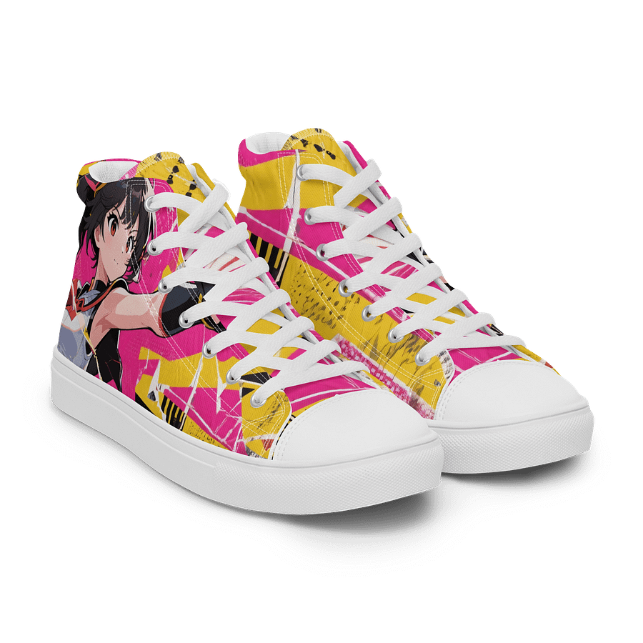 Dynamic Anime Fighter Canvas High Tops product image (8)