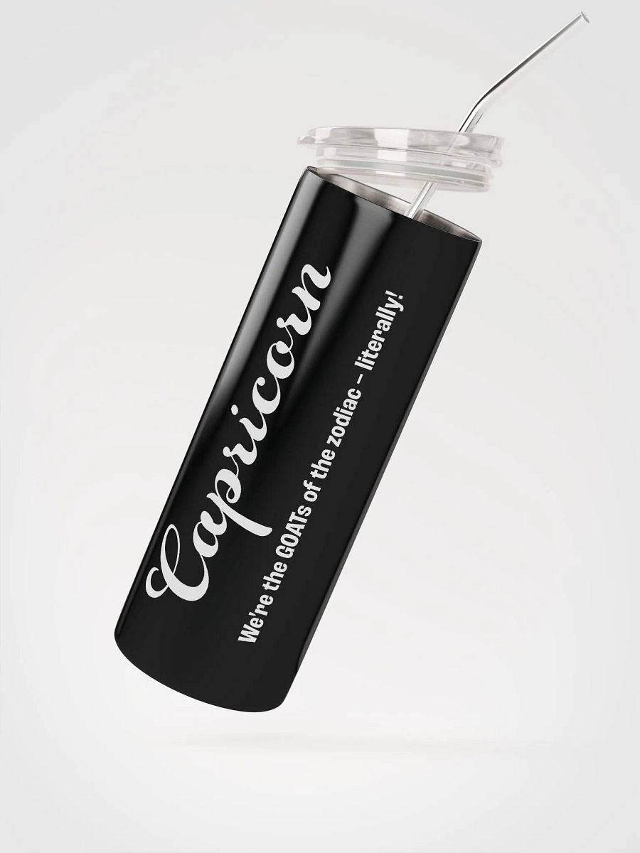 Capricorn Zodiac Stainless Steel Tumbler: Embrace Your Sign with Eco-Friendly Style! product image (2)