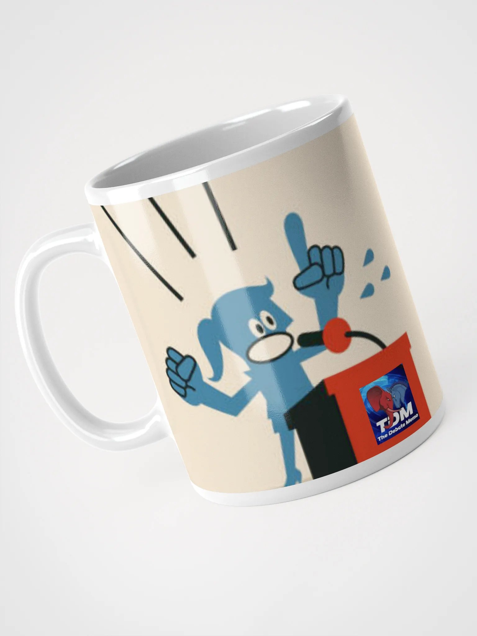 Debate Glossy Mug product image (3)